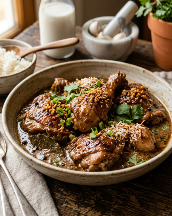 Chicken Adobo sa Gata