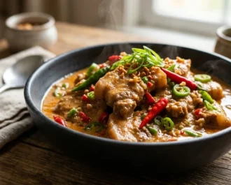 Bicol Express - Creamy Coconut Reduction