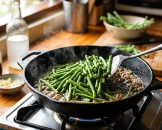 Adobong Sitaw Recipe - Vegetable Integration and Texture Control