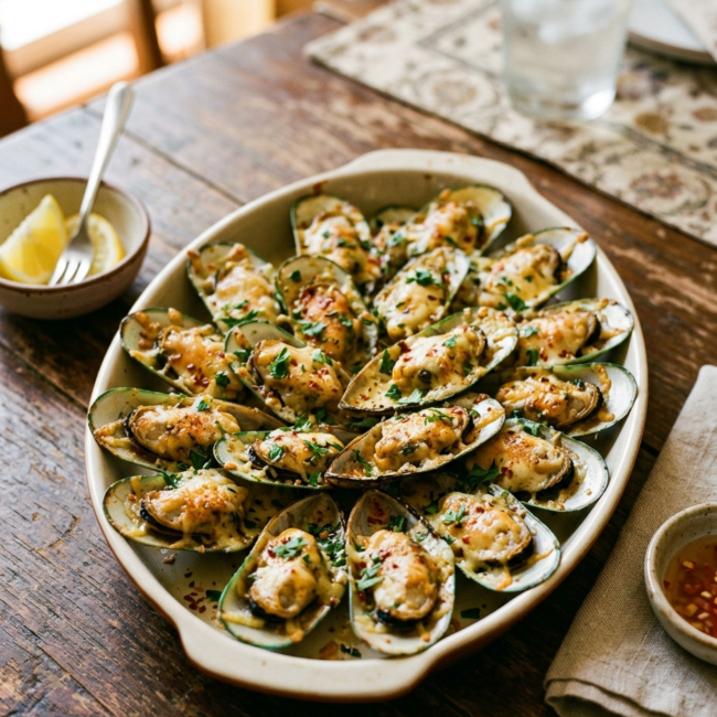 Baked Tahong