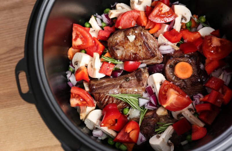 Beef and Vegetables in Slow Cooker