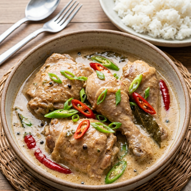 Chicken Adobo sa Gata