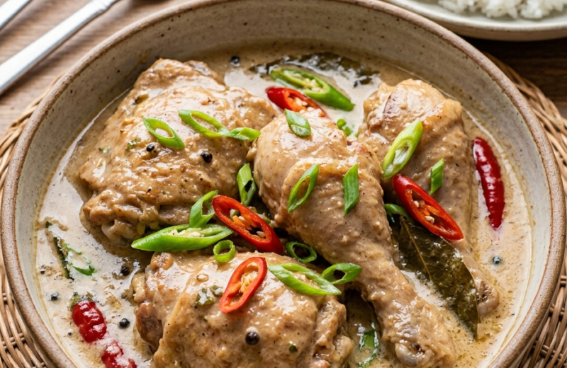 Chicken Adobo sa Gata