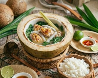 Chicken Binakol - Step 5. The Traditional Presentation
