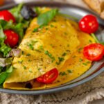 Fresh Omelet Served