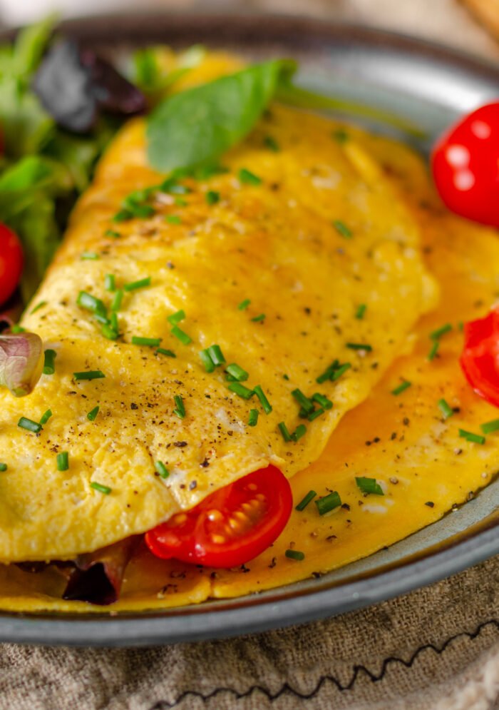 Fresh Omelet Served