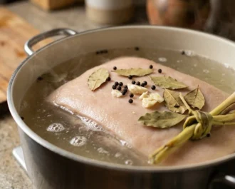 Lechon kawali - Boil the Pork Belly