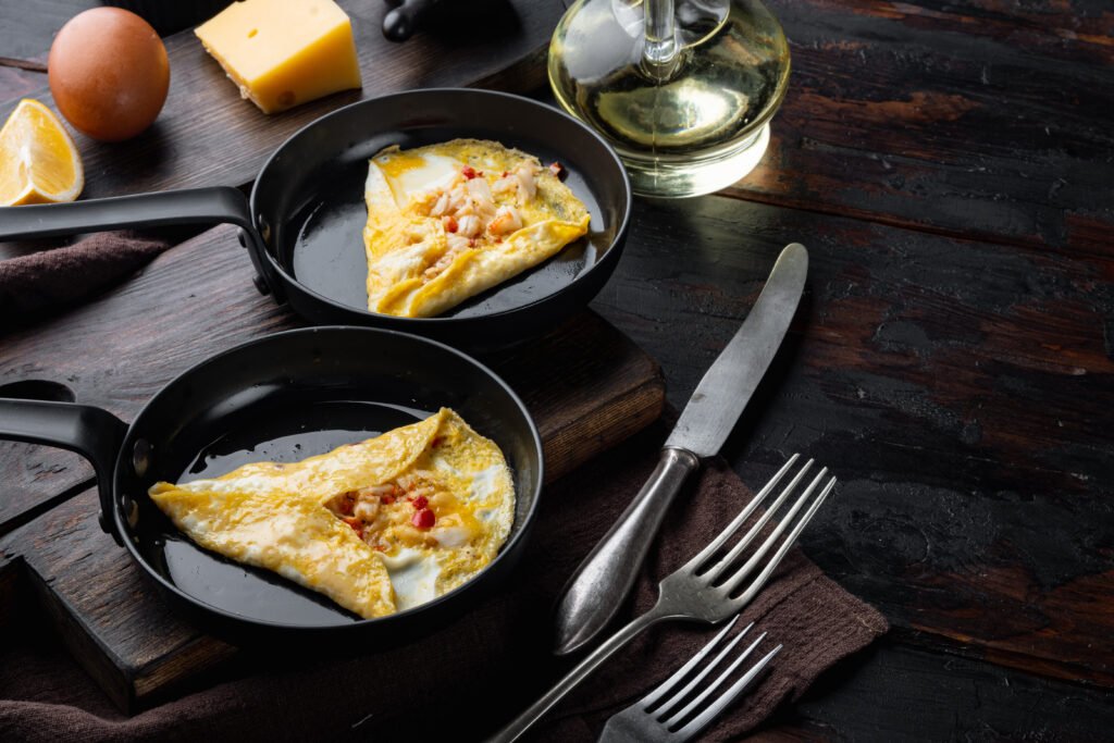 Omelets in Pans