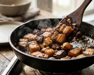 Pork Dinuguan - Step 3_ Brown the Pork Belly and Offa