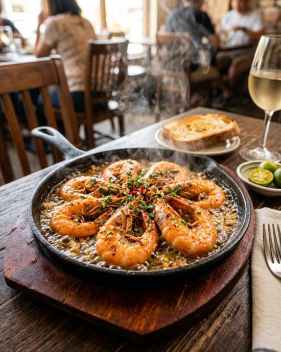Sizzling Gambas
