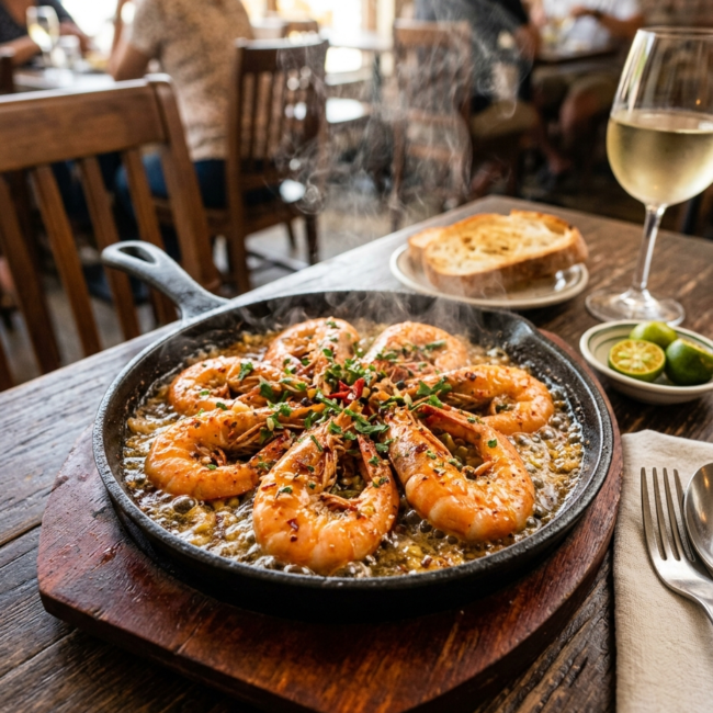 Sizzling Gambas