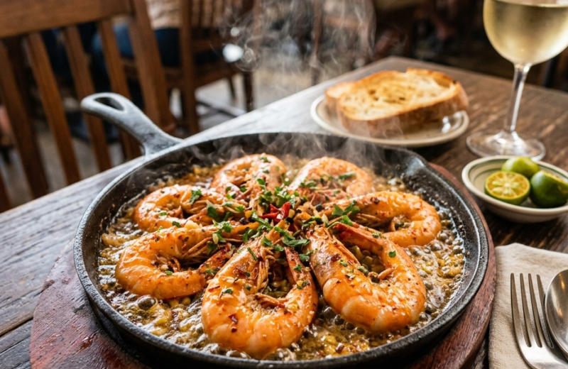 Sizzling Gambas