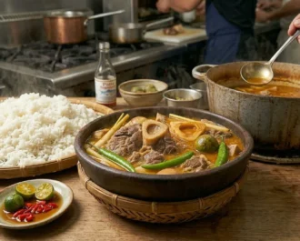 Traditional Presentation and Service - Beef Cansi