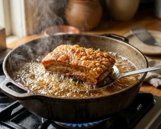 lechon kawali - Second Fry — The Crackling