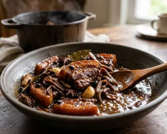 pork humba - Step 5_ Add Banana Blossoms and Reduce