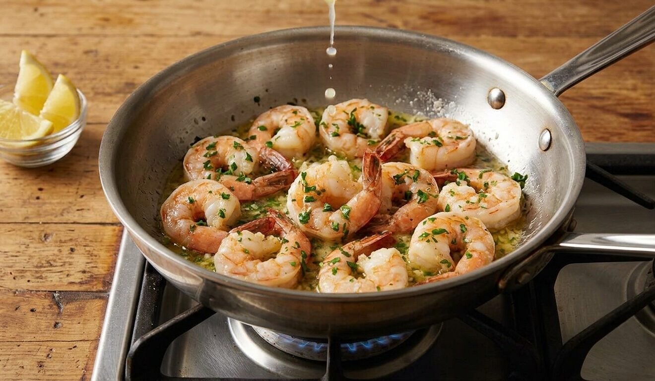 How to Cook Buttered Shrimp