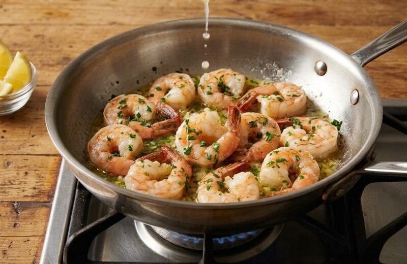 How to Cook Buttered Shrimp