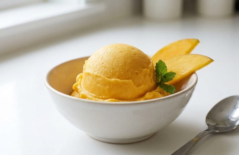 How to Make Mango Ice Cream
