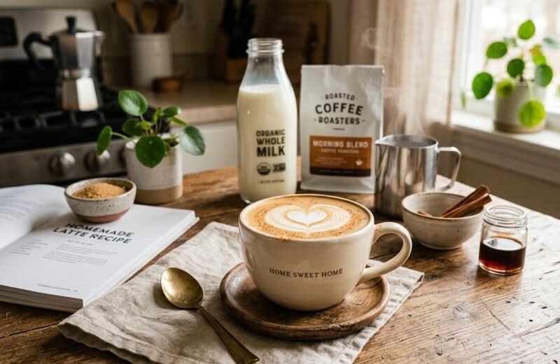How to Make a Latte at Home