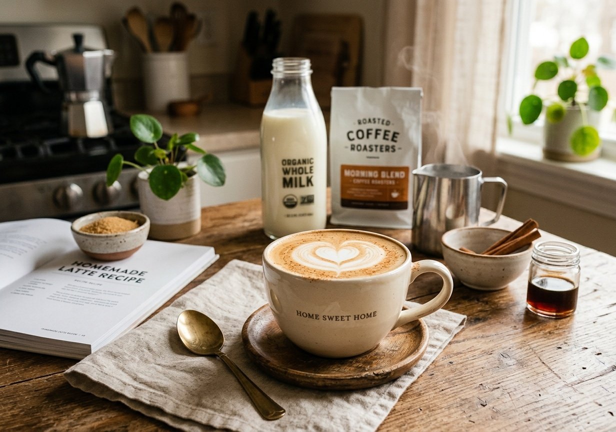 How to Make a Latte at Home