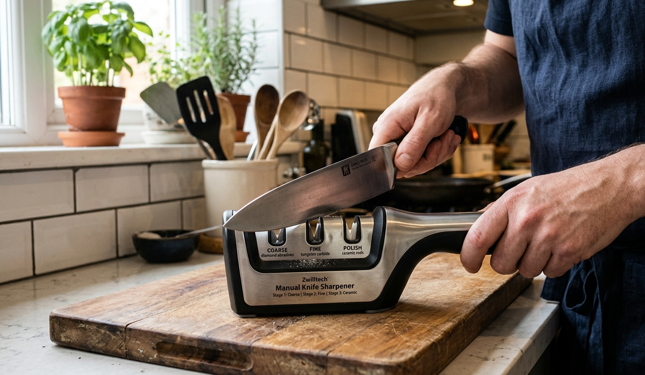 Knife Sharpener for Kitchen Knives