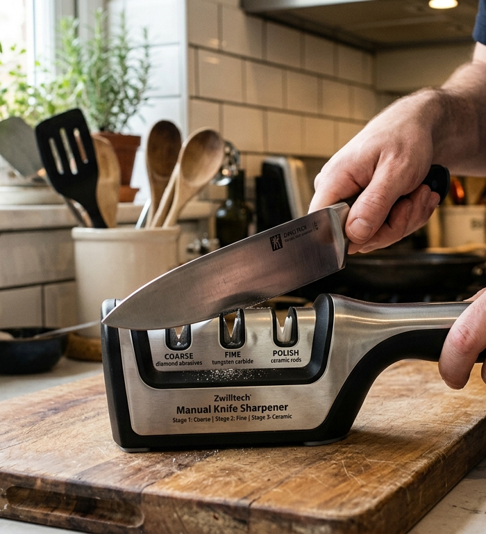 Knife Sharpener for Kitchen Knives