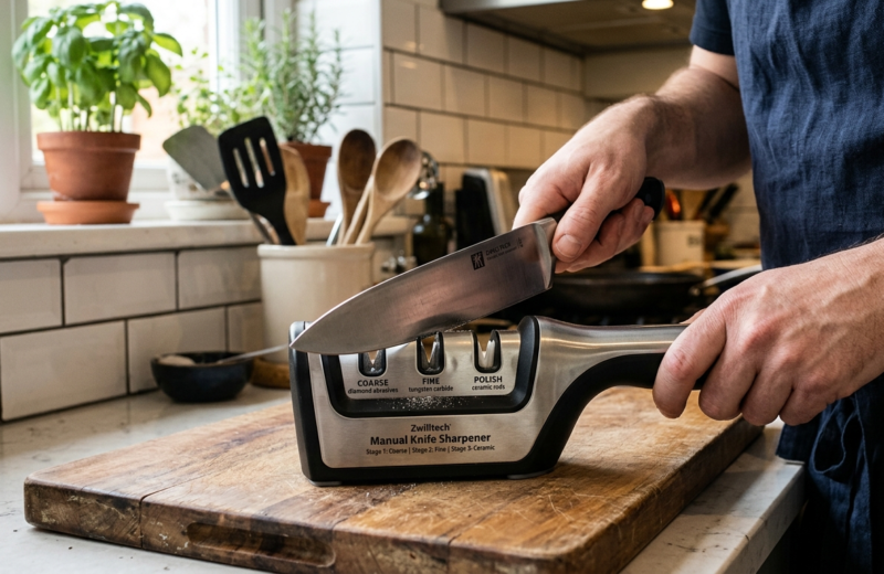 Knife Sharpener for Kitchen Knives