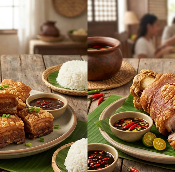 Lechon Kawali vs Crispy Pata