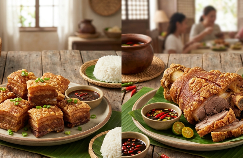 Lechon Kawali vs Crispy Pata