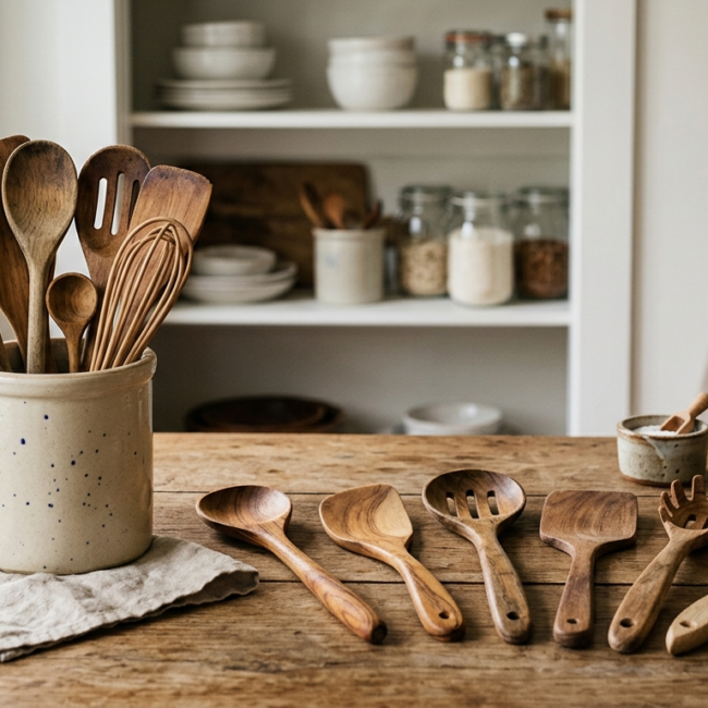 Wooden Kitchen Utensils