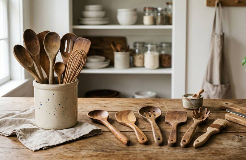 Wooden Kitchen Utensils