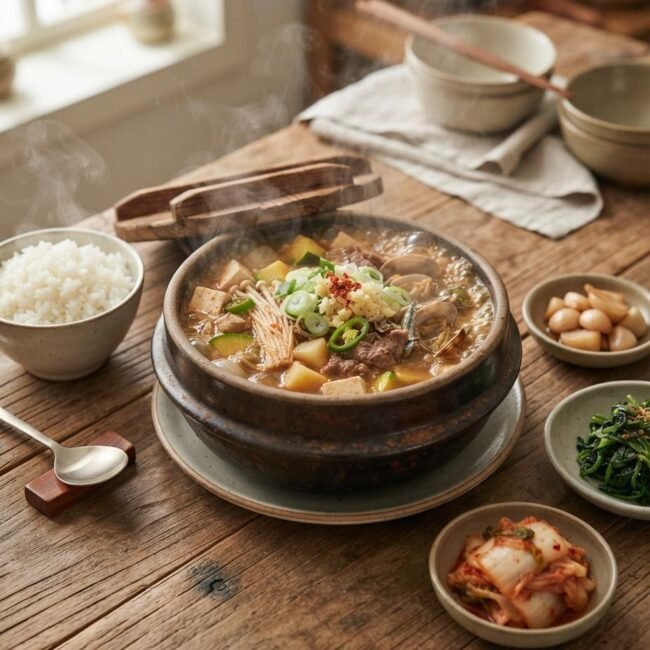 Authentic Doenjang Jjigae
