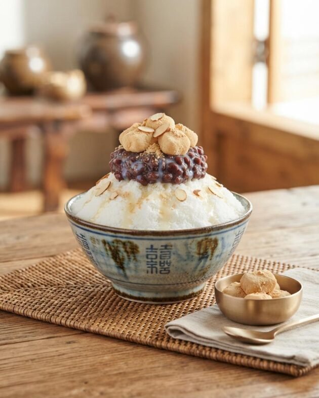 Bingsu (Korean Shaved Ice Dessert)