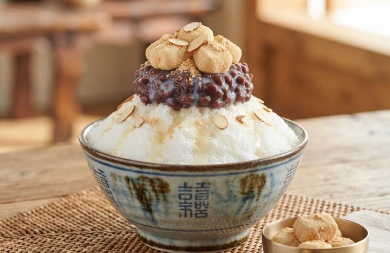 Bingsu (Korean Shaved Ice Dessert)