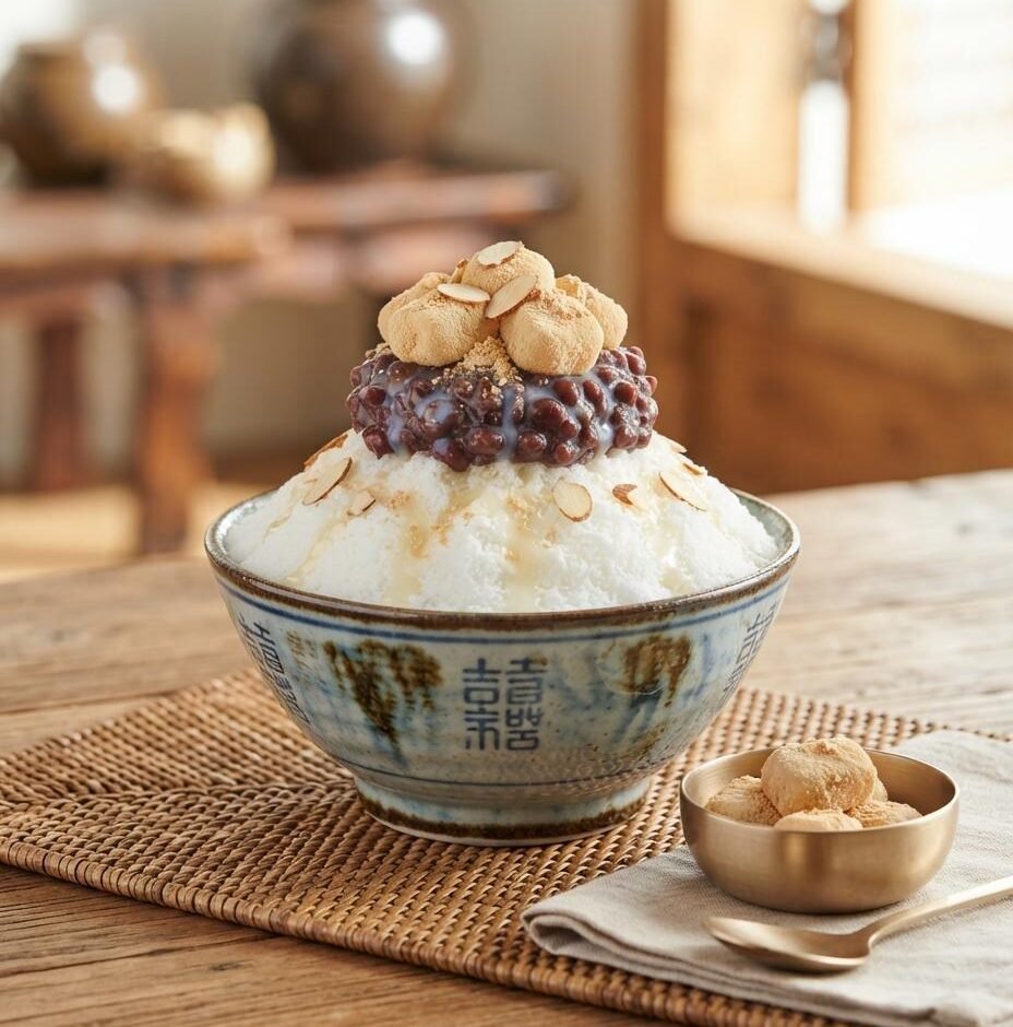 Bingsu (Korean Shaved Ice Dessert)