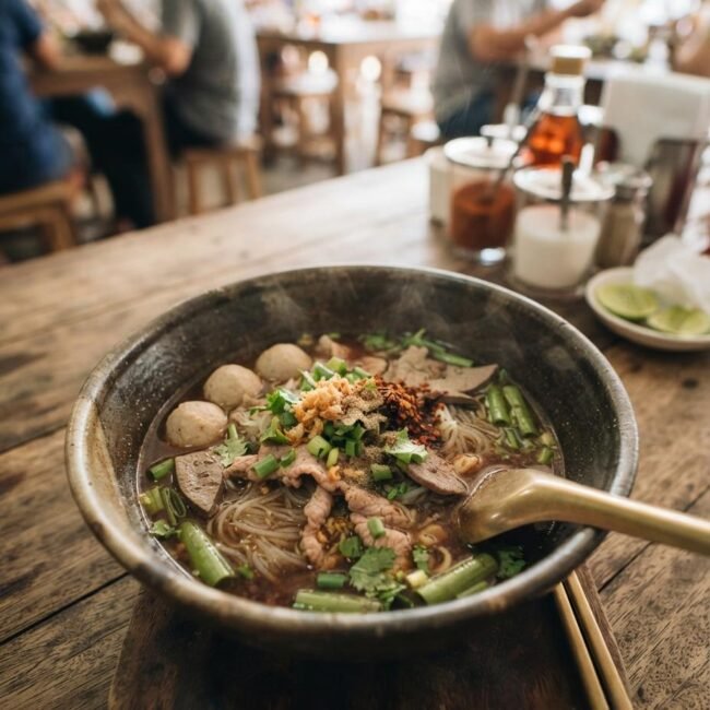 Boat Noodles (Kuay Teow Reua Moo)