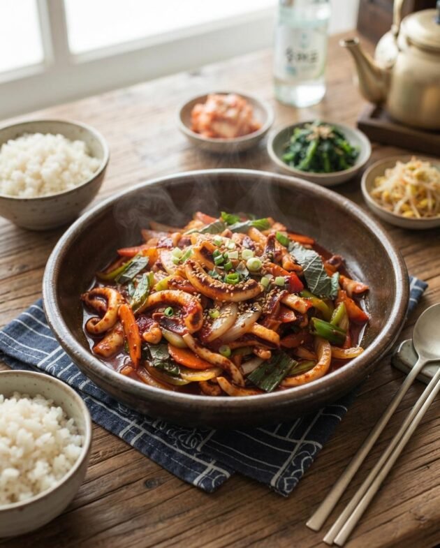 Bokkeum (Spicy Stir-Fried Squid)
