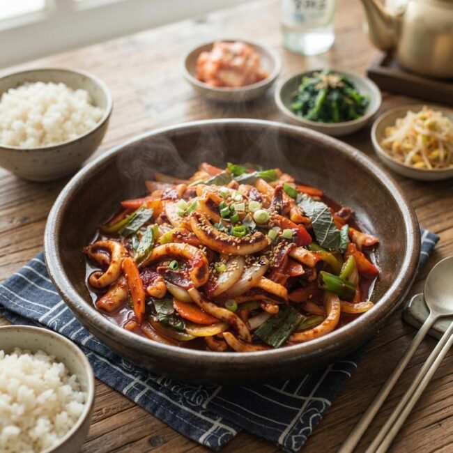 Bokkeum (Spicy Stir-Fried Squid)