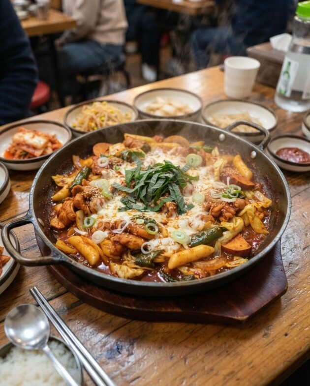 Dakgalbi (Spicy Korean Chicken)