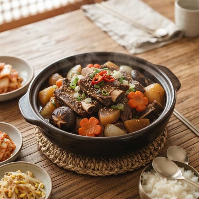 Galbijjim (Korean Braised Short Ribs)
