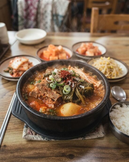 Gamjatang (Korean Pork Bone Soup)