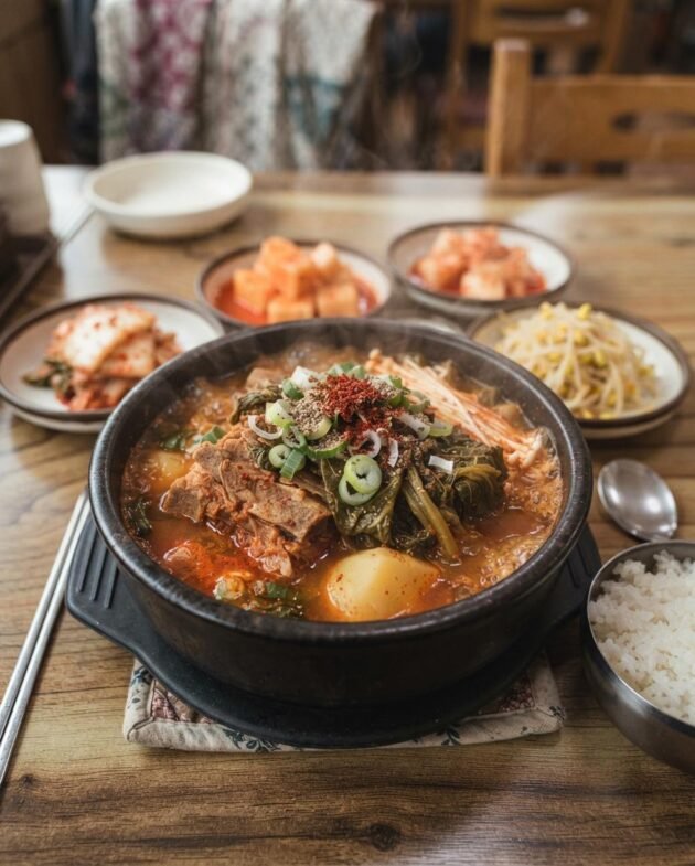 Gamjatang (Korean Pork Bone Soup)