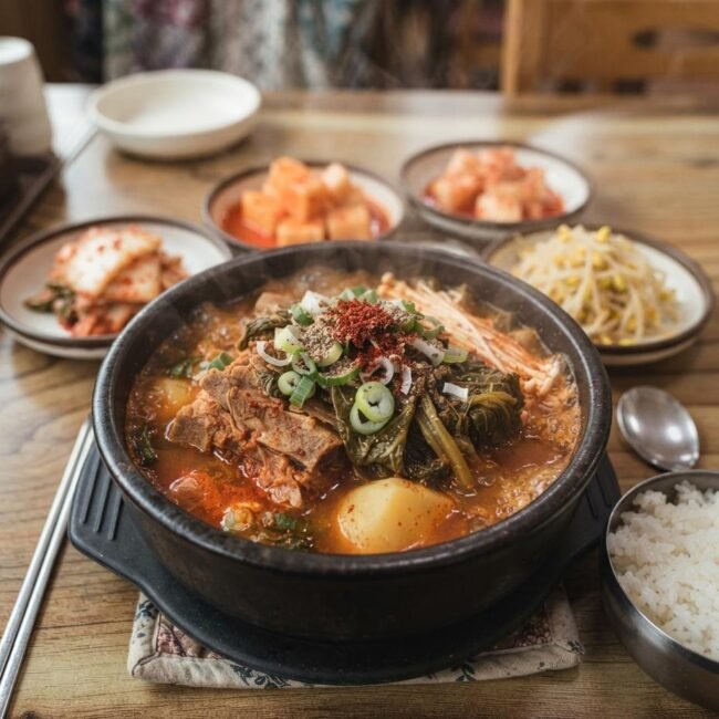 Gamjatang (Korean Pork Bone Soup)