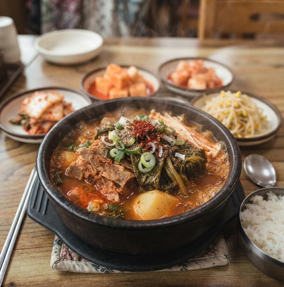Gamjatang (Korean Pork Bone Soup)