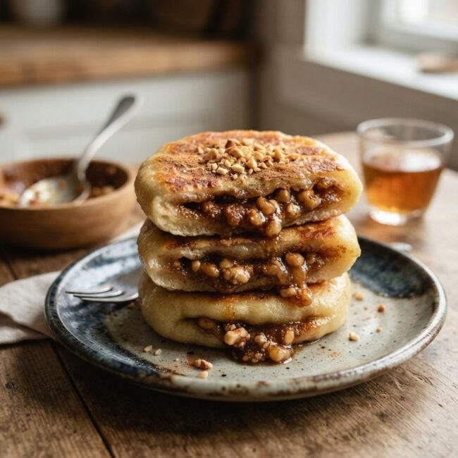Hotteok (Korean Sweet Pancakes)