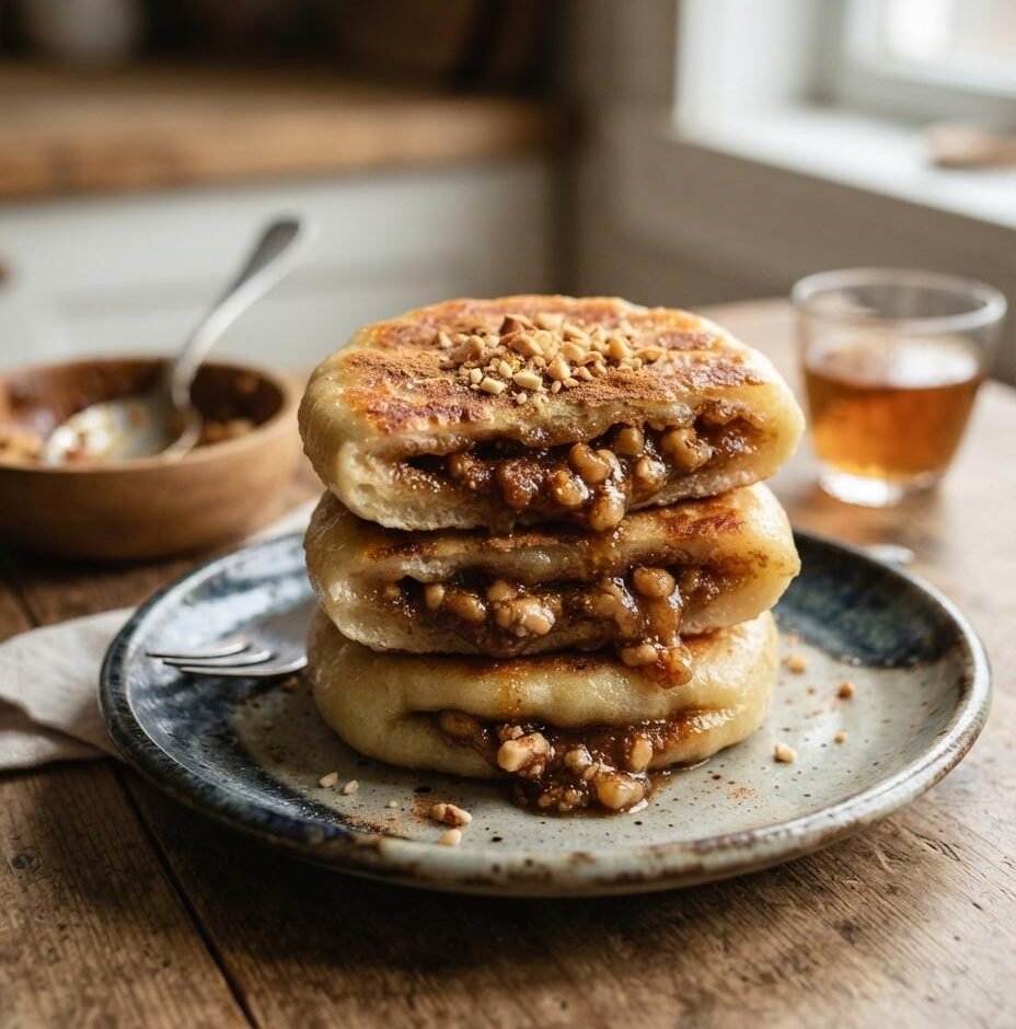 Hotteok (Korean Sweet Pancakes)