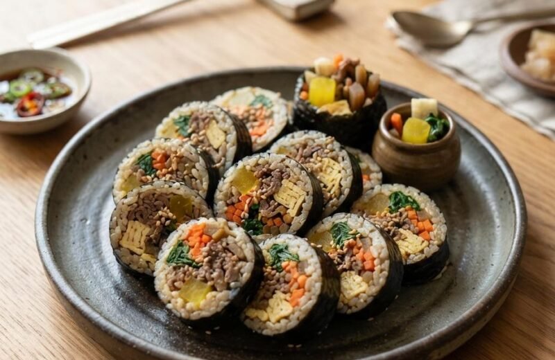 Kimbap (Korean Seaweed Rice Rolls)