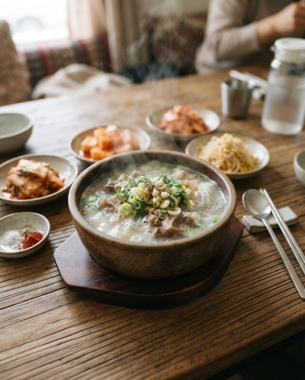 Kkori Gomtang (Korean Oxtail Soup)