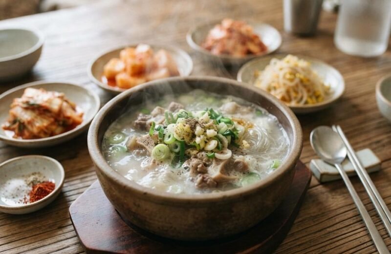 Kkori Gomtang (Korean Oxtail Soup)