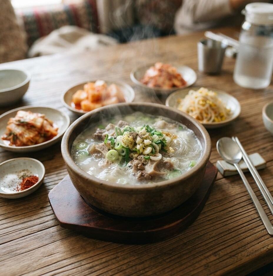 Kkori Gomtang (Korean Oxtail Soup)